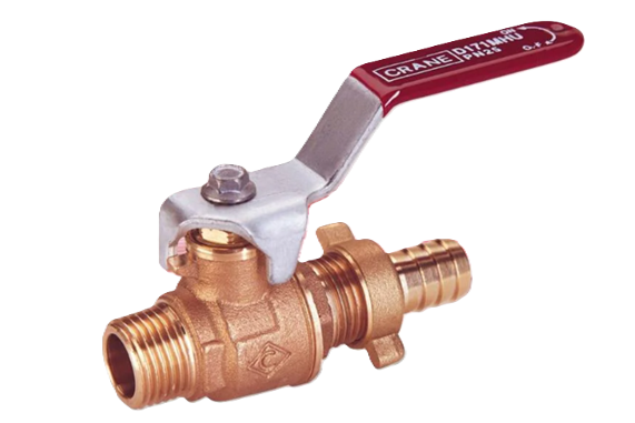 D171MHU 1/2" TO 1" DRAW-OFF BALL VALVE – BRONZE