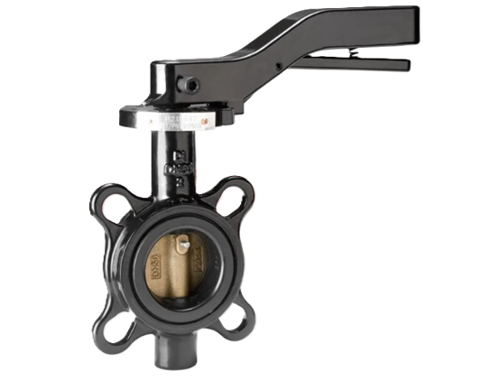 F621 50MM TO 200MM SEMI-LUGGED LEVER OPERATED BUTTERFLY VALVES – DUCTILE IRON