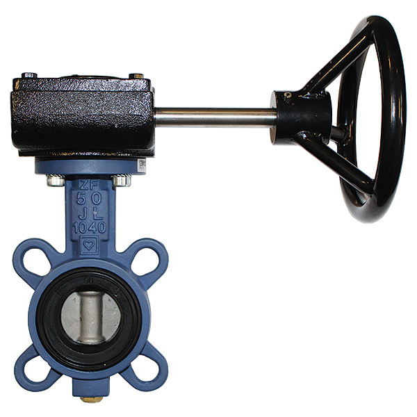 Herz Semi Lugged Butterfly Valve, Gear Operated