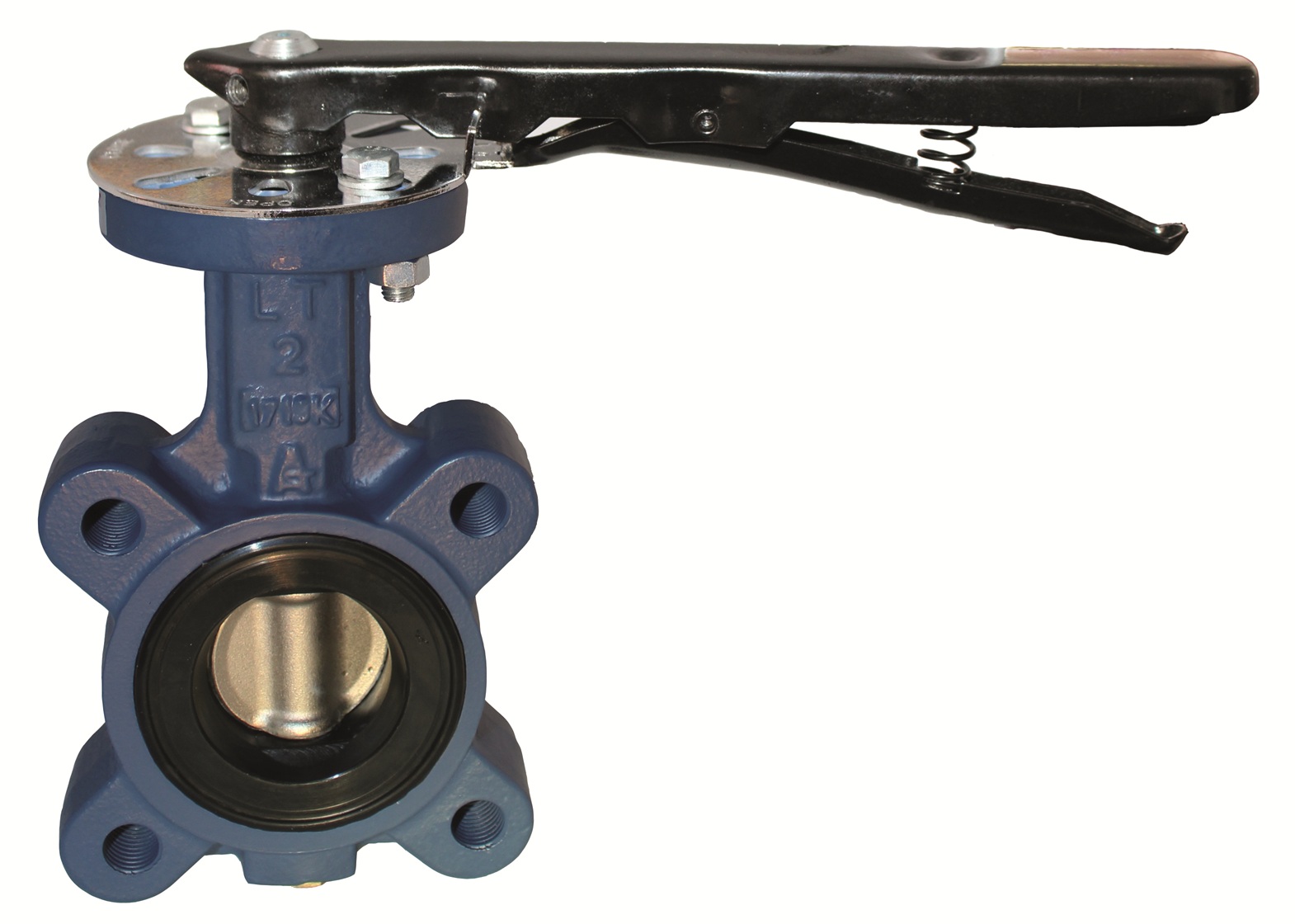 Herz Fully Lugged Butterfly Valve, Lever Operated